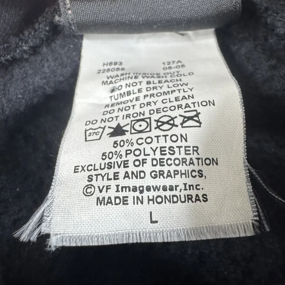 Harley Davidson Hoodie Men L Black Pullover Sweatshirt Eagle Biker Motorcycle WV